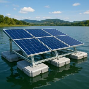 Floating mount solar structure