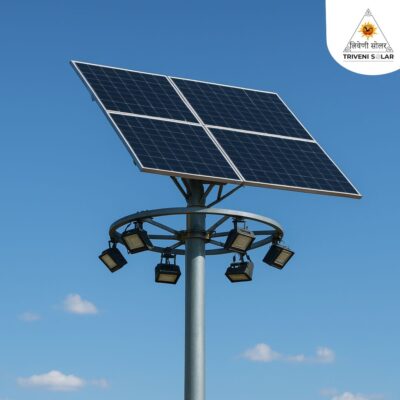 New High Mast Solar Pole Structure – Extra Durable, Efficient, Sustainable