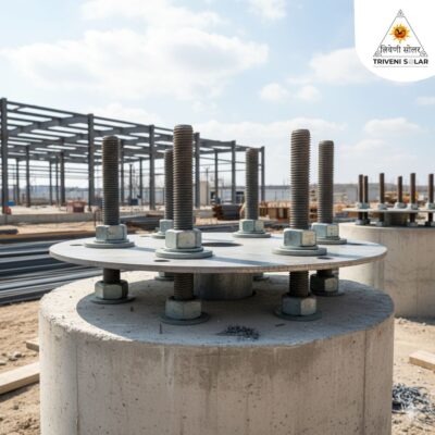New Base Plates & Anchor Bolts: Extra Durable Solar Structures